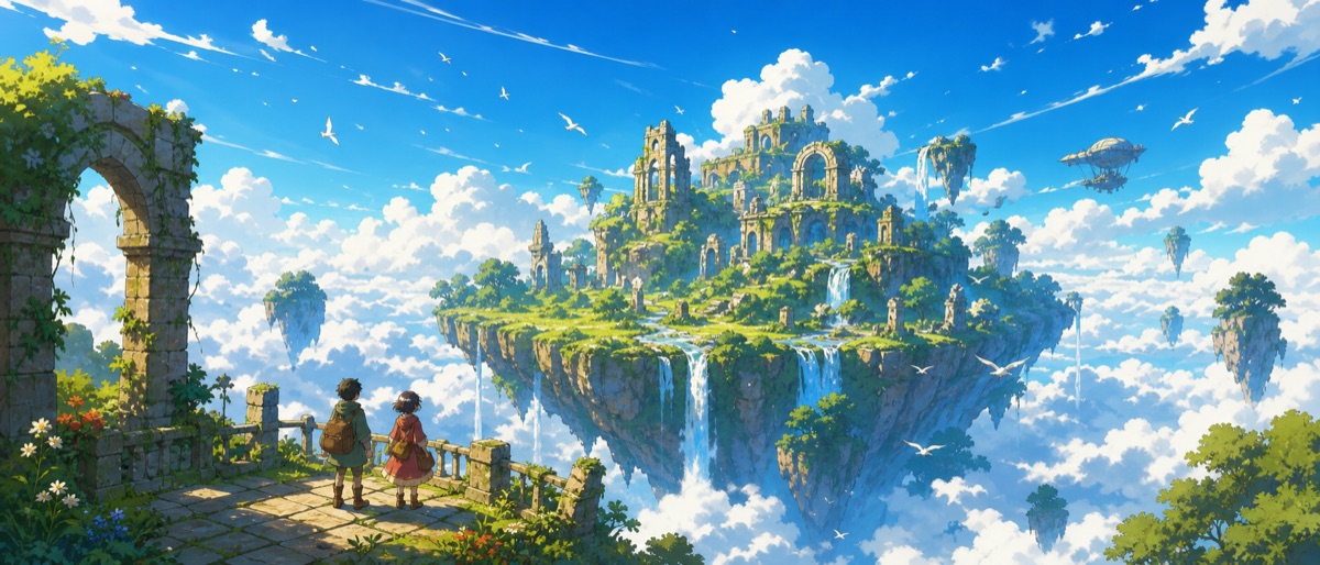 天空の城ラピュタの映画トリビア用メインビジュアル