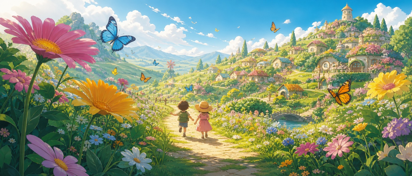 映画はなかっぱ 花さけ！パッカ～ん♪ 蝶の国の大冒険の映画トリビア用メインビジュアル