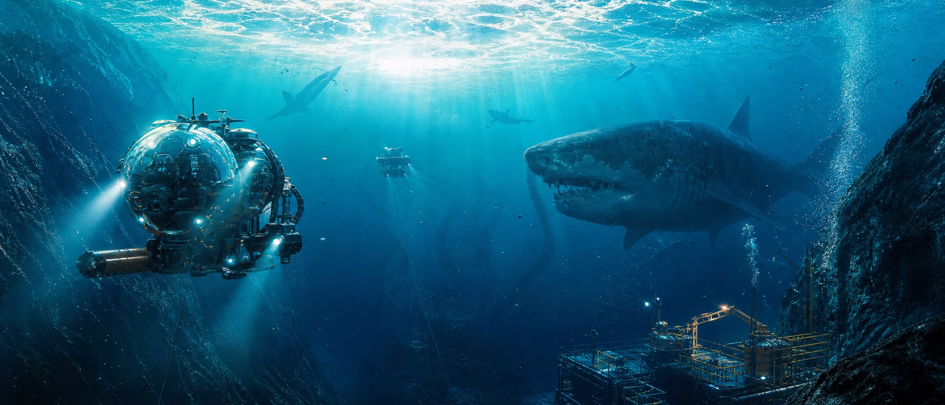 MEG ザ・モンスターズ2の映画トリビア用メインビジュアル